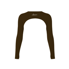 Luma Long Sleeve Crop Top- Mocca