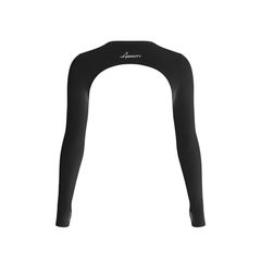 Aura Long Sleeve Crop Top- Noir